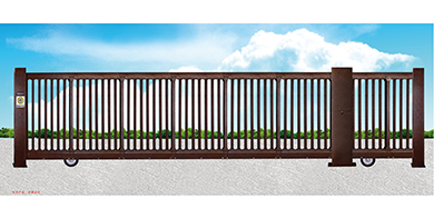 無(wú)軌鋅鋼平移門(mén)1