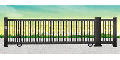 無(wú)軌鋅鋼平移門(mén)3